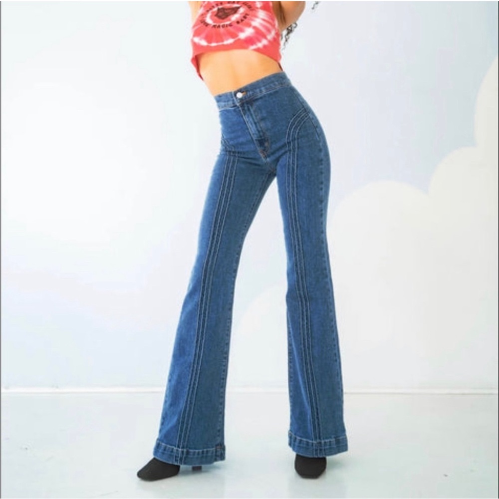 Revice Denim Roller Girl Flares Size 32 (fits like 30/31)